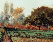 保罗 卡米尔 吉谷 : Fields and Trees, Autumn Study